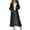 Black, variant on jjayotai Womens Tops Clearance Women's Casual Loose Cuffs Long Sleeved Solid Color Long Knitted Cardigan Jacket