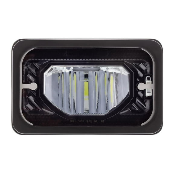 ULTRALIT - Heated 4" X 6" LED Headlight Low Beam - Blackout