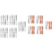 HobbyFlip 5 Sets of 4 Clear and Clear/Orange Propellers Compatible with Eachine CG022