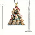 thumbnail image 3 of Specollect 2 Pcs Golden Retriever Christmas Ornament Dog Lover Gift Festive Holiday Tree Decoration Acrylic Handmade Pet Themed Xmas Decor, 3 of 9