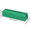 thumbnail image 3 of Plain Color Pencil Case – Stylish Zipper Organizer for Stationery, Available in 9 Colors, Large Capacity Pouch for Office Supplies by Goohae, 3 of 6