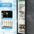 thumbnail image 4 of Commercial Merchandiser Refrigerator, One Glass Door, 6 cu.ft, Upright Display Beverage Cooler, 4 of 7