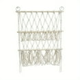 thumbnail image 4 of Boho Stuffed Animal Hammock Knit Large Corner Net Storage, Wall Hanging Organizer, 4 of 5