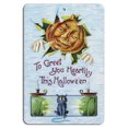 thumbnail image 1 of Hearty Halloween Greetings: Enchanting Vintage Design Size: 8 x 12 inches, 1 of 5