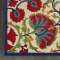 thumbnail image 5 of Nourison Aloha Indoor/Outdoor Red/Multi 5'3" x 7'5" Area Rug, (5x7), 5 of 10