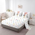 thumbnail image 5 of Castle Fairy Cute Ballerina Print Twin Bedding 7-Piece,Watercolor Butterfly Pattern Bedding Comforter Set,Purple Pink,Grey Reversible, 5 of 7