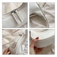thumbnail image 4 of Jumpingount Bolso de hombro pequeño, compacto y espacioso, negro, para mujeres y niñas, imprescindible para lo esencial diario, duradero Bolsas de mensajero y de hombro blanco, 4 of 6