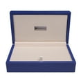 thumbnail image 3 of Silverman & Co. Double 6 Large Black Domino Set - Blue Case, 3 of 7