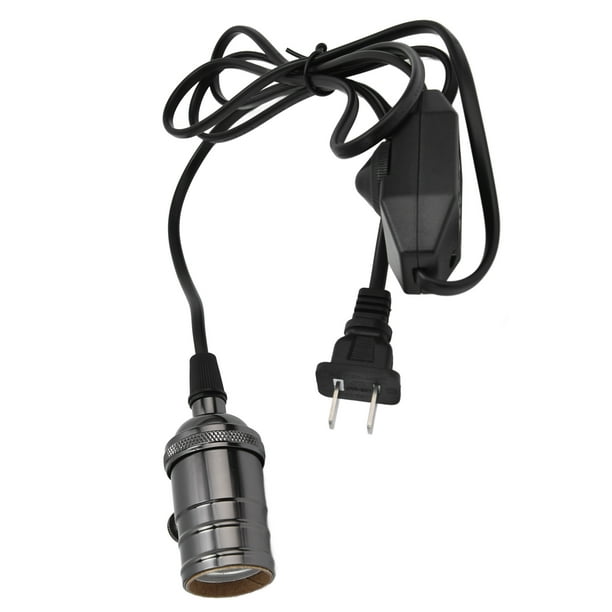 Cable de lámpara con interruptor, kits de lámpara, portalámparas regulable, práctico kit de fabricación de lámparas, funcionalidad de alta precisión