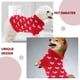 thumbnail image 3 of KAKOWELY Suéter elástico de cuello alto con estampado de corazón para perro, ropa de invierno (talla L), 3 of 3