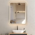 thumbnail image 3 of Ostaria 24" Aluminum Surface-Mount/Reccessed Lighted Mirror Medicine Cabinet, 3 of 18