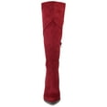 thumbnail image 6 of Journee Womens Kyllie Stacked Heel Knee High Boots, 6 of 9