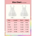 thumbnail image 2 of GYRATEDREAM Girls Dress Smocked Elastic Sundress Bow Straps Dress Summer Beach Casual Wear 6-14 Years, 2 of 9