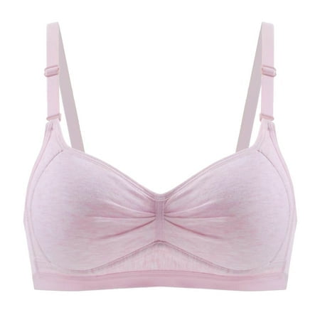 FhsagQ Bra Women Bras Dress with Sleeves Women's Comfortable and Transparent Shoulder Strap Cordless Backless Spongeless with Convertible Shoulder Straps Bras for Women Plus Size 34