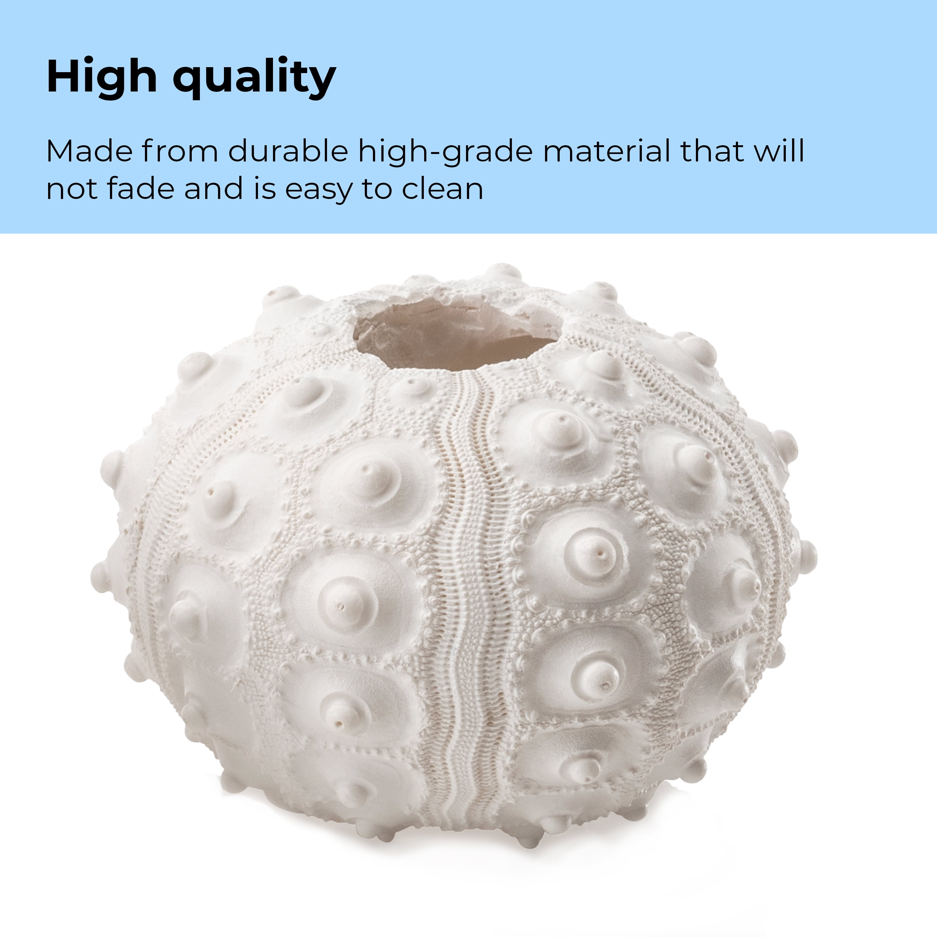 biOrb White Sea Urchins Set - Ceramic Aquarium Decor