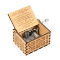 thumbnail image 2 of Amdohai Wood Music Box Mini Vintage Engraved Hand-Operated Musical Box Birthday Christmas Valentine's Day Exquisite Gift, 2 of 9