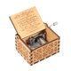 thumbnail image 2 of Caja de música de madera Mini Caja musical de mano grabada vintage Cumpleaños, 2 of 8