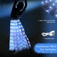 thumbnail image 3 of Ikoopy Light Up Skirt LED Skirt LED Light Up Skirt Women Rechargeable Skirt Dazzling LED Skirt Rave Halloween Christmas Party, 3 of 10