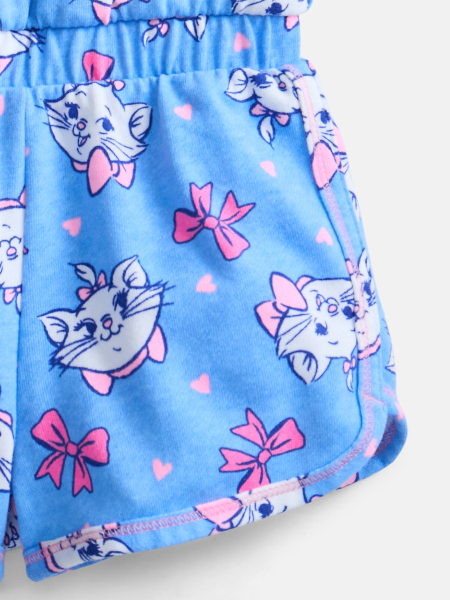 Disney Classics Marie Toddler Girls Sleeveless Graphic Romper, Sizes 12M-5T