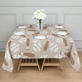 thumbnail image 3 of Beige Baseballs and Bats Pattern Square Tablecloth,Waterproof Square Table Cover,Wipeable Spillproof Washable Table Cover for Home Kitchen Party Decor 42"X42"(107x107cm), 3 of 6