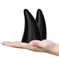 thumbnail image 3 of Kaigelin 1 Pair 3D Devil Horn Car Roof Decoration Stereo Bumper Hood Stickers Car Helmet Sticker Decal for Halloween Ornament Bull Horn Styling Search Tool Easy to Find Car Black Red superior, 3 of 9