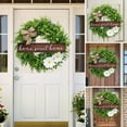 thumbnail image 4 of Esaierr Spring Wreath For Front Door Eucalyptus Wreath,Eucalyptus Wreath With Flowers-Bow Tie, Decor, Green Wreaths Farmhouse Christmas Ornament, 4 of 4