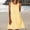 Yellow, variant on QUNYINEY A Line Sun Dresses Women Sleeveless Midi Striped Casual Tank Dress Loose Fit with Pockets Beach Crew Neck Dresses