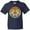 Navy, variant on Inktastic Retro Peace Sign Sunset Youth T-Shirt