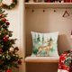 thumbnail image 4 of Herunwer Pillow Covers Christmas Ball Glitter Festive Decorative Throw Pillow Case Soft Two-Sided Print for Sofa Bed Couch Holiday Home Decor, 4 of 6