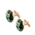 thumbnail image 2 of Panda Men's Stainless Steel Cufflinks for Formal Attire and Business Events, 2 of 6