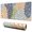 Blue Floral, variant on Long Mouse Pads for Desk,Blue Pioneer Flower and Paisley Pattern Desk Mats on Top Of Desks, Desk Mouse Pad Extra Large with 3mm Non-Slip Base and Stitched Edge for Gaming,Office,Work,Home 31.5"x11.8"