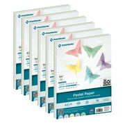 Printworks Pastel Paper, 20 lb, 5 Assorted Pastel Colors, 30% Recycled Color Printer Paper, 6 Pack Bundle, 600 Sheets, 8.5 x 11 inch (00577)