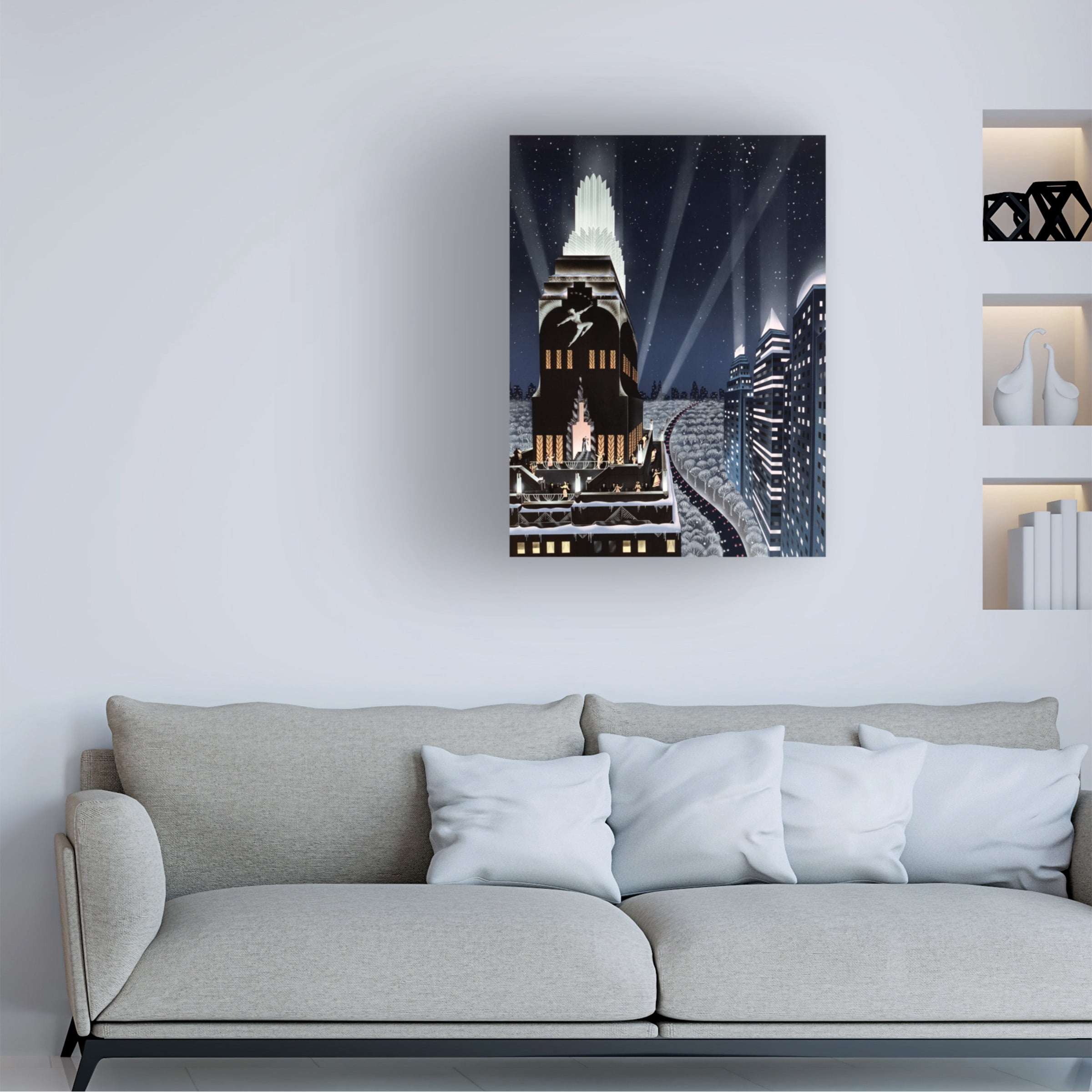 Robert Hoppe 'Rooftop Serenade' Canvas Art