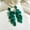 Green, variant on Cute Cartoon Pendant Earrings - Stylish Green Leaf Earrings for Unique Fashion Statement - Accessories for Every Occasion