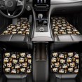 thumbnail image 6 of Uemuo Car Floor Mats - Cat Skulls and Flowers Pattern Carpet Floor Mats for Cars, Auto Accessories Front & Rear Car Floor Foot Mat Sets of 4 Pieces, 6 of 6