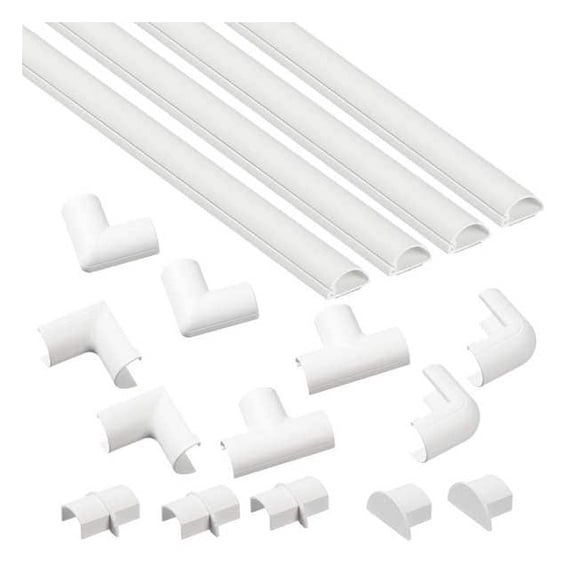 D-Line Hinge and Click Lock,Adhesive,PVC US/5FT2010KIT001