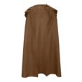 thumbnail image 4 of Penkiiy Cloak with Hood Men Clearance Men Patchwork Hooded Casual Party Retro Gothic Long Cloak Stage Outfit Coffee Cloak, 4 of 6