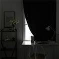thumbnail image 2 of 1 Pce Rideau Aoresac Maison Simple Couleur Unie Occultant Double Face Velcro Tissu de Rideau Décoration Maison, 2 of 8