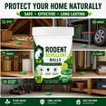 thumbnail image 5 of RPKPR 30PCS Rodent Repellent Balls, Natural Peppermint Oil Mouse Repellent for House Indoors, Safe for Pets, Mice & Rat Deterrent Tablets for Closet, Attic, Garage, Pantry, 5 of 9