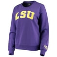 thumbnail image 2 of Women's Colosseum Purple LSU Tigers Campanile Pullover Sweatshirt, 2 of 4