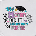 thumbnail image 3 of Inktastic My Mommy Did It and She Did It for Me with Graduation Cap Baby Burp Cloth, 3 of 3