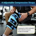 thumbnail image 3 of Comfytemp Knee Ice Pack Wrap with 4 Adjustable Straps, Large Reusable Cold Compress for Pain Relief, Compression Support for Post-Surgery, Injuries & Swelling, 3 of 9