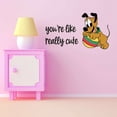 thumbnail image 3 of Children You're like really Cute Adorabke Cartoon Wall Decal Decoration Self Affirmation Quote Vinyl decal Decor Art Lasts Years and Easily Removable - Size: 10 In(W) x 6 In(H), 3 of 5