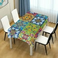 thumbnail image 7 of Coolnut Mexican Talavera Tablecloth, Waterproof Washable Polyester Square Table Cover, Durable Tablecloth for Kitchen Dining Table Party Decor, 60"X 108", 7 of 7