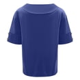 thumbnail image 4 of 2025 New Women's Solid Color Linen Loose Fit T Shirt Durable, for Casual & Beach, Multiple Sizes, 4 of 4