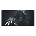thumbnail image 1 of Garage : Halloween Themed Banner with Haunting Graphics Perfect for Car Enthusiasts & Garage Makeovers Easy Setup Durable Fabric, 1 of 4