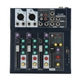 thumbnail image 1 of 4 Channel Stage Mixer, Durable USB Mixer, Portable F4-USB For Home US Plug 110V, 1 of 8