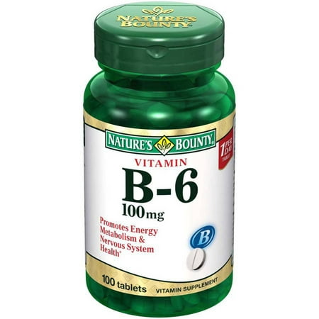 Nature's Bounty B6 comprimés de 100 mg, 100 count