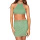 thumbnail image 1 of Conjunto De Ropa Conjunto de 2 piezas con cuello halter y minifalda tejida para mujer (verde M) Cgtredaw Para estrenar, 1 of 1