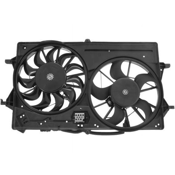 Radiator Fan Assembly - Compatible with 2000 - 2004 Ford Focus 2001 2002 2003